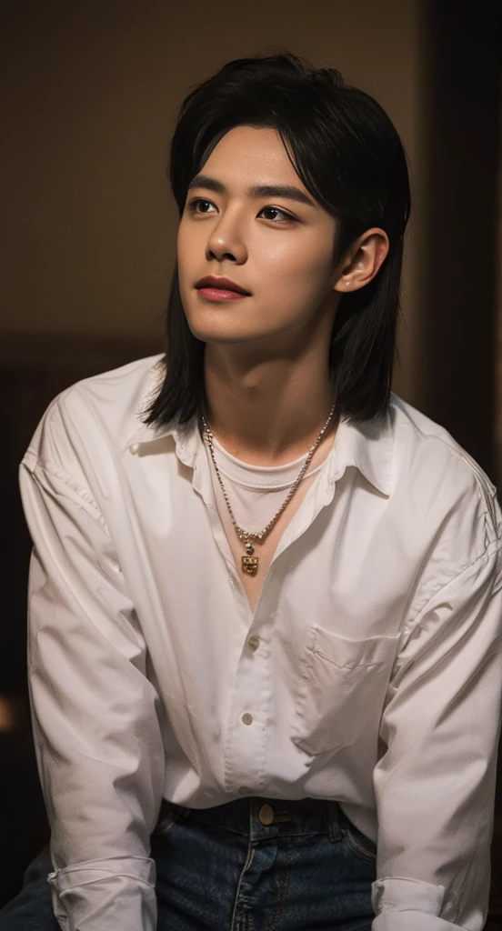 there is a man with a tie sitting on a sofa, Cai Xukun, Jinyoung Shin, JIA, Taejune Kim, Steven Jung, Hyung Tae, Kim Doyoung, extremadamente guapo, Seseon Yoon, Sha Xi, muy guapo, Wonbin Lee, inspirado por Zhang Han, Hombre surcoreano, Siwoo Kim, Ruan Jia hermoso!, guapo