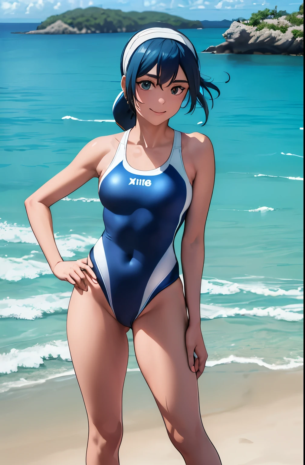 Nami,one piece , swin suit, short hair