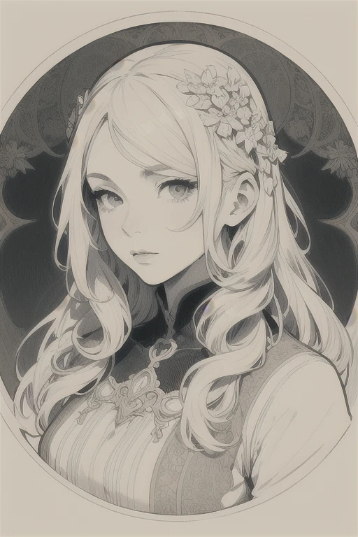 (by Yuko Higuchi:1.4),Higuchi Yuko,(by Yoh:1.2),(masterpiece,best quality,官方艺术,美丽和审美:1.2),(ultra-detailed),finely detail,best illustration,hand drawn high quality,(High contrast),(clean lines:1.3),(lineart),line drawing,(Intricate lines),ligne claire,fractal art,pen drawing,ukiyo-e style,(portrait,above the chest,extremely close-up:1.1),zombie girl,little girl,(she is surrounded by dead trees:1.1),big eyes,(wavy air,Pigtails),Corpse Bride,Wraparound composition,flat chest,mysterious night,(Intricate details),(detailed background:1.2),(colorful),High Resolution
