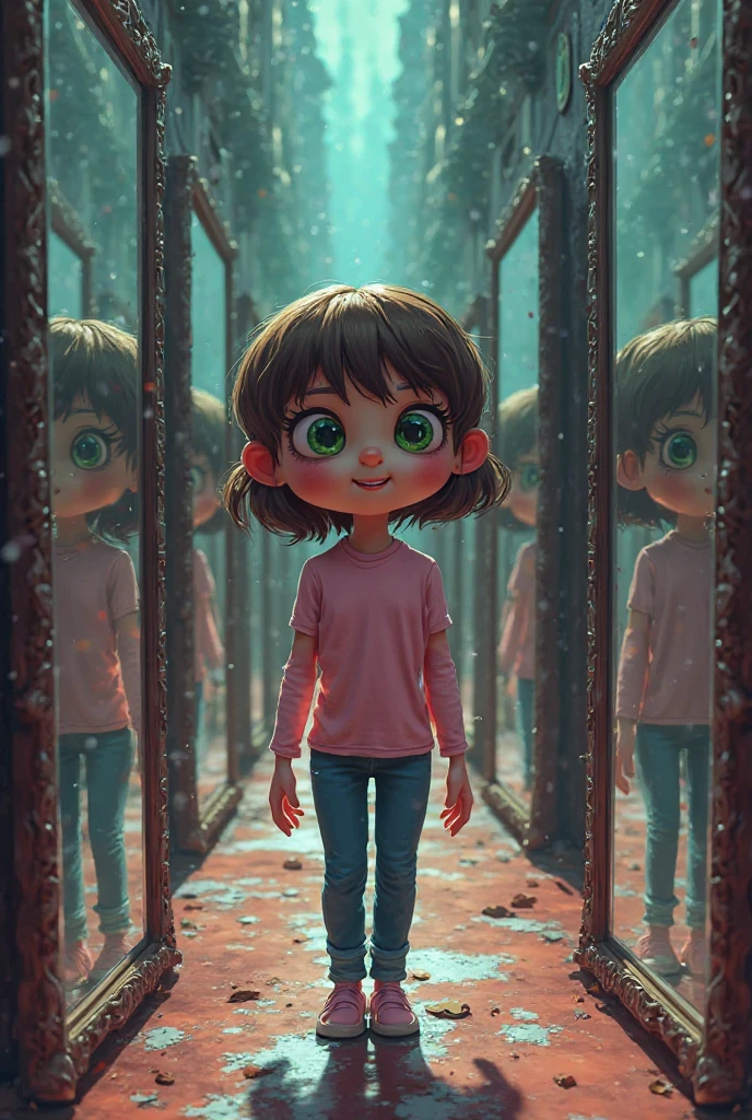 Na noite seguinte, the children hid in the bushes in front of Mr.. Henrique. Ficaram de olhos bem abertos, esperando por alguma pista. De repente, The lights started flashing again. Mas dessa vez, algo diferente aconteceu.