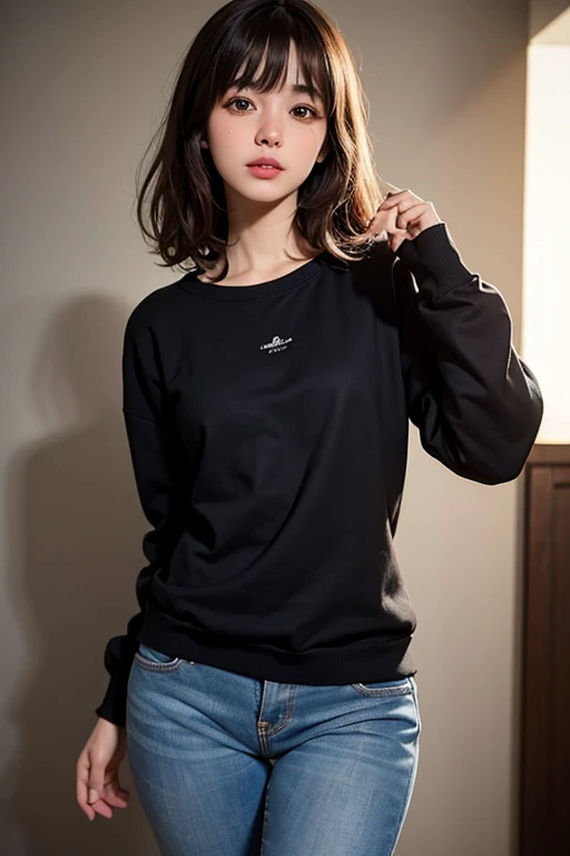 (8k、RAW Photos、highest quality、masterpiece:1.2)、(Realistic、Realistic)、1 Japanese girl、(((25 Years Old)))、(Short hair)、((Black Hair))、((Naked))、((Petite Woman))、skeletally correct