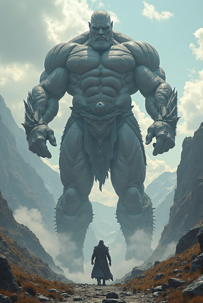 Giant as big as the mountain  Making new mountain Camera at giant belly Sitting