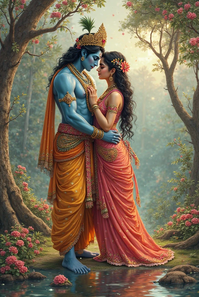 Me with lord krishna