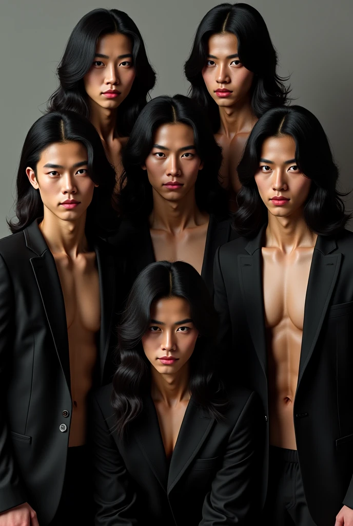 Aki, the prostitute, embraces the demon king in the middle of a group of demons