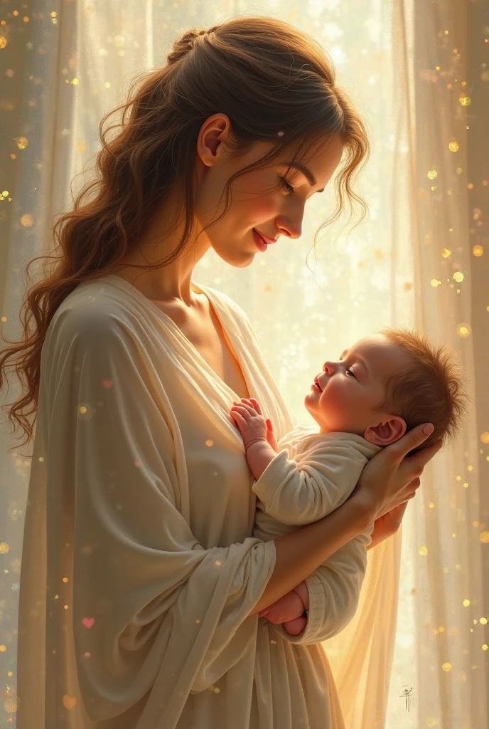 Mom and baby