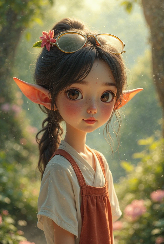 girl、positivity、Long ears、fig、small、Healing
