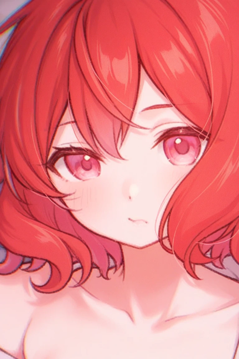 Highest quality,japanese anime style, Detailed face, Character Sheet,誘惑的なsmile,topless,nude,(((young woman:1.5))), ((whole body:1.2)), Full of details, multiple postures and expressions, Very detailed, depth, ung woman, (masterpiece), 8KHighest quality, Expressive eyes, Perfect Face, High resolution, 1 Girl, alone,Character design sheet, (Redhead:1.5) (Female Body:1.3),smile, Medium Hair, (Orange eyes), (Female Body:1.3), clavicle, naked, Without clothes, Slender figure,Cleavage,seiza,Sitting pose, Blushed,Sweaty, glistening skin,Looking at the audience,(White background),Plain white background,
