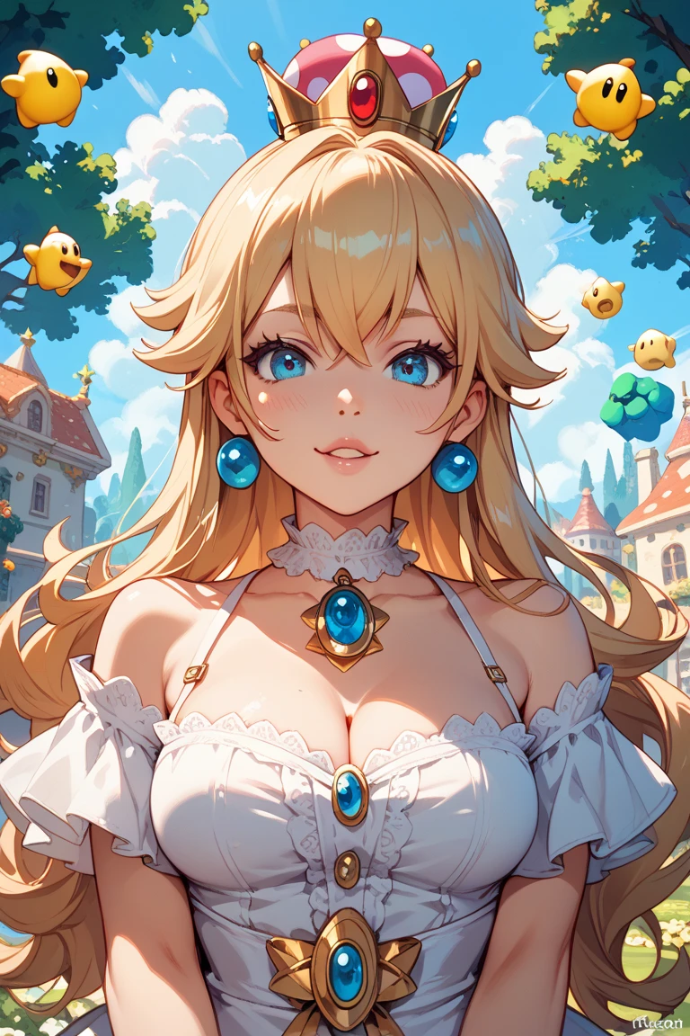 Magical girl　Blonde　Blue Eyes