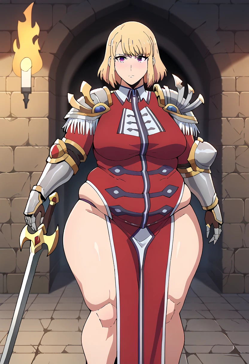 I am a maternal queen with enormous breasts, a sensual figure and fertile hips, with black hair and a beautiful lady's face, a fertile well-being surrounded by lustful goblins, ((queen with a large body and beautiful hips, crown of hearts, beautiful hanging breasts and a great cleavage brown eyes and full lips, red makeup, ((red heart armor full body, big breasts disgusted face, black hair))