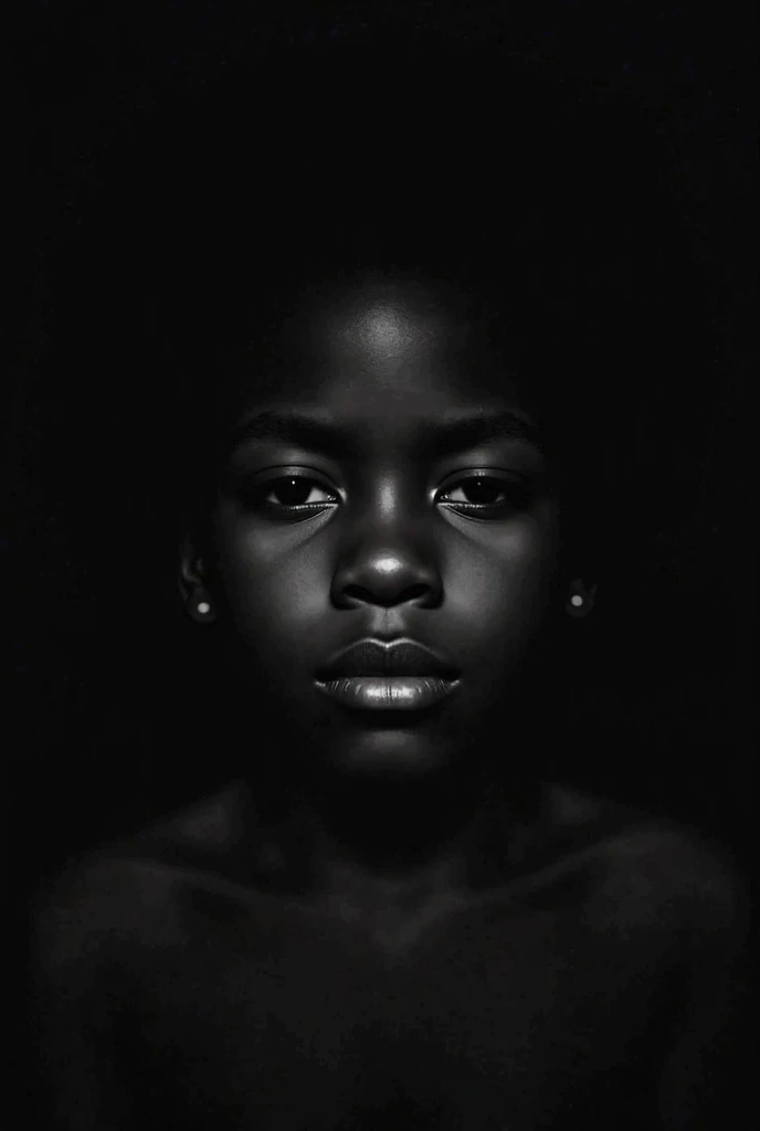 A young boy, dark skin, bored and sleepy, uniform, highly detailed portrait, red and black and white color theme, dramatic lighting, moody atmosphere, realistic, photorealistic, cinematic, masterpiece, hyperrealistic, chiaroscuro lighting, dramatic shadows, intricate details, sharp focus