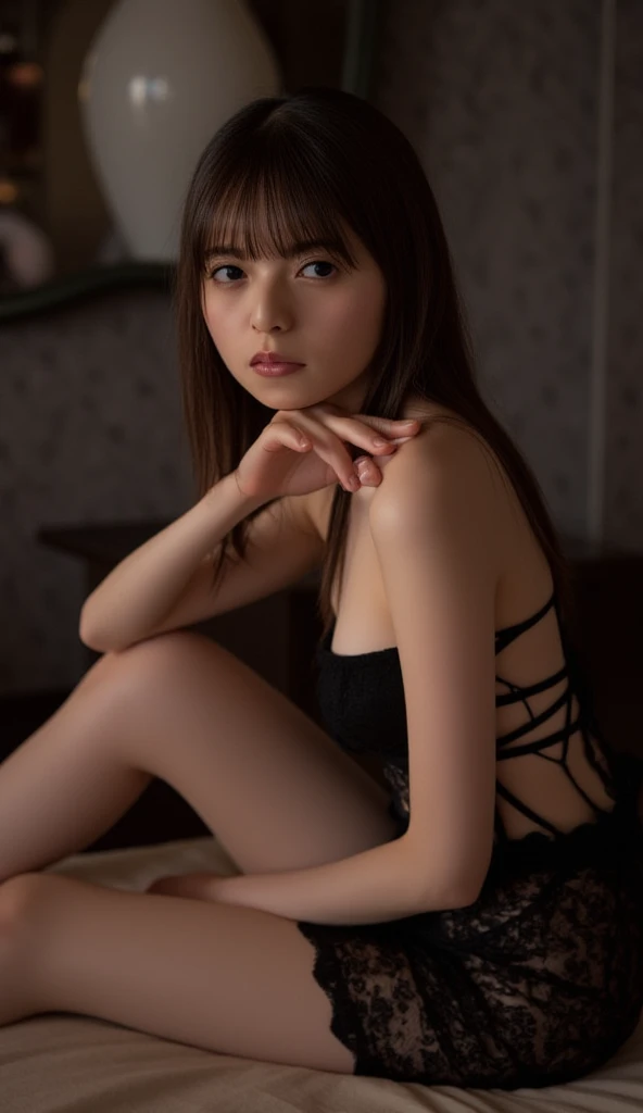 (masterpiece, best quality), super fine illustration, CG, wallpaper, HDR, high quality, high-definition ,(extremely detailed), 3d, blender, (((beautiful detailed background))),
BREAK
1girl, hair ornament, full body,small breasts