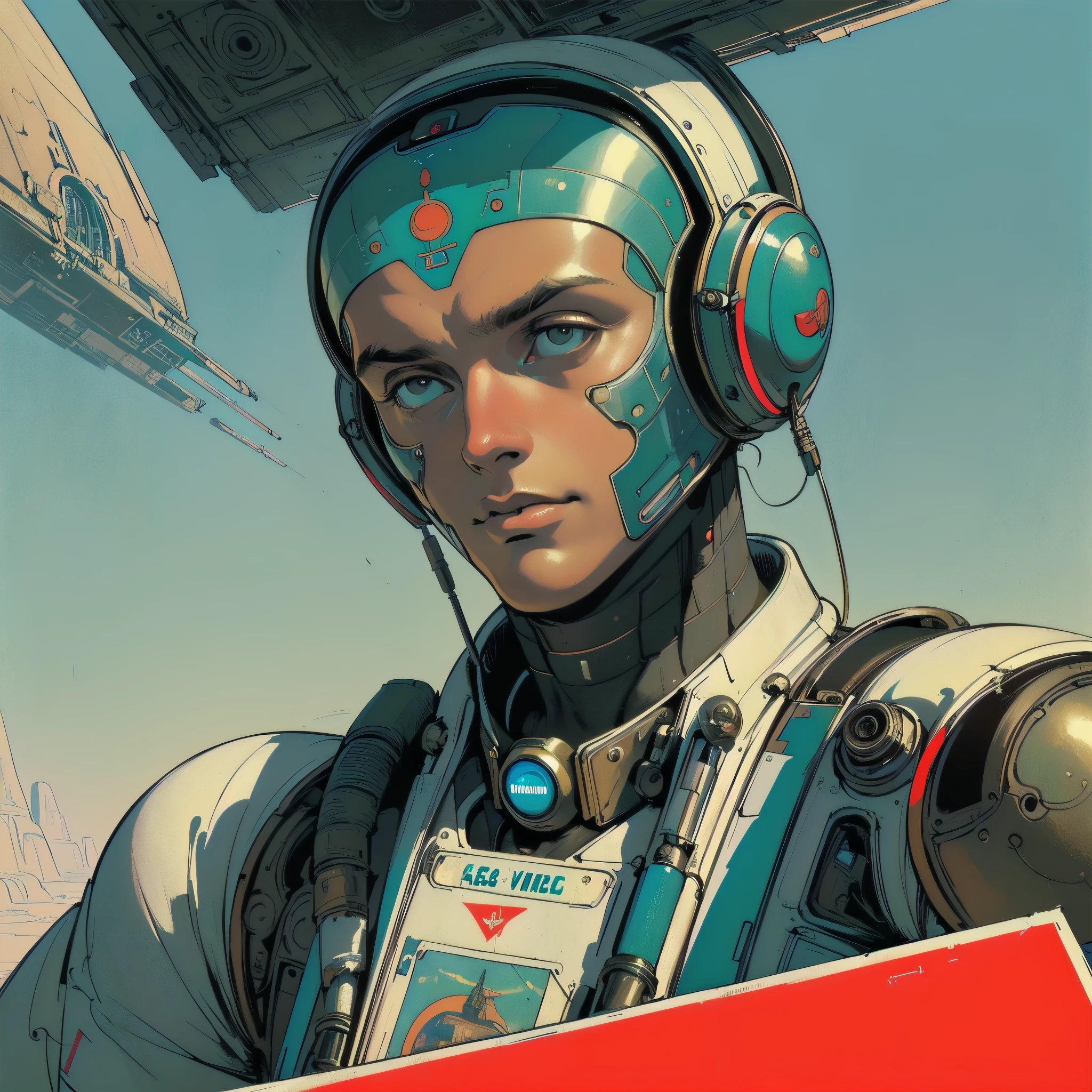 ((( masterpieces in the highest quality))),(((retro vintage sci-fi movie poster))),(((Savior))),(((Surreal))),(((Surrealism))),(((Futuristic,now or never,Solemn,strangers))),(((background:Incredibly simple))),