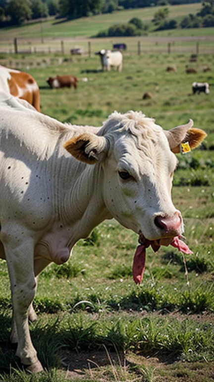 masterpiece, high quality, realistic, detailed background, (((cow, dog head))), (feral), (((wide hips))), ((((cow crotch shot, equine penis)))), (masterpiece), best quality, 4k, 2k, ((((feral, duo, anal, doggystyle, dirty, dirt dog))))