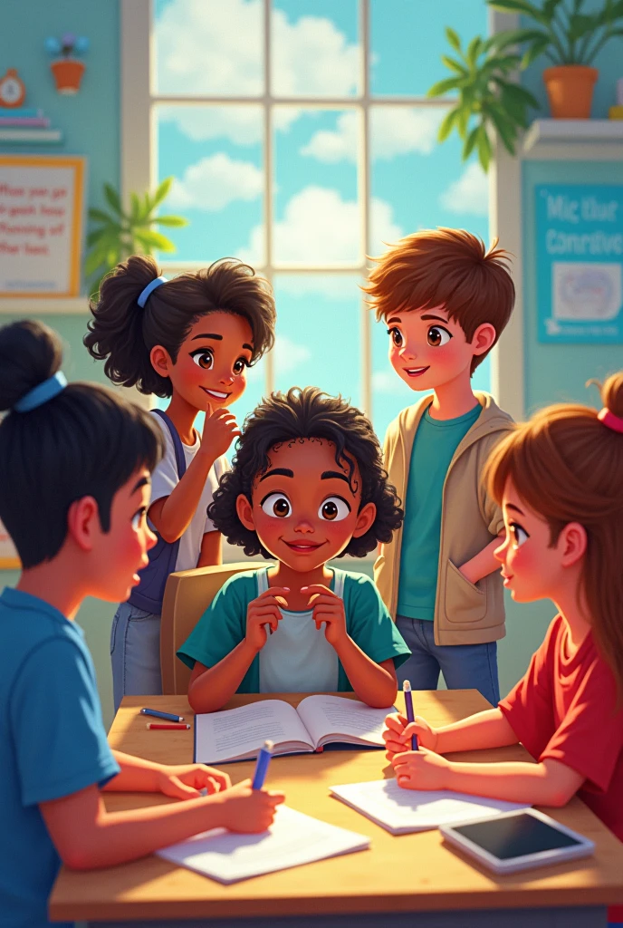 Children teaching about their rights