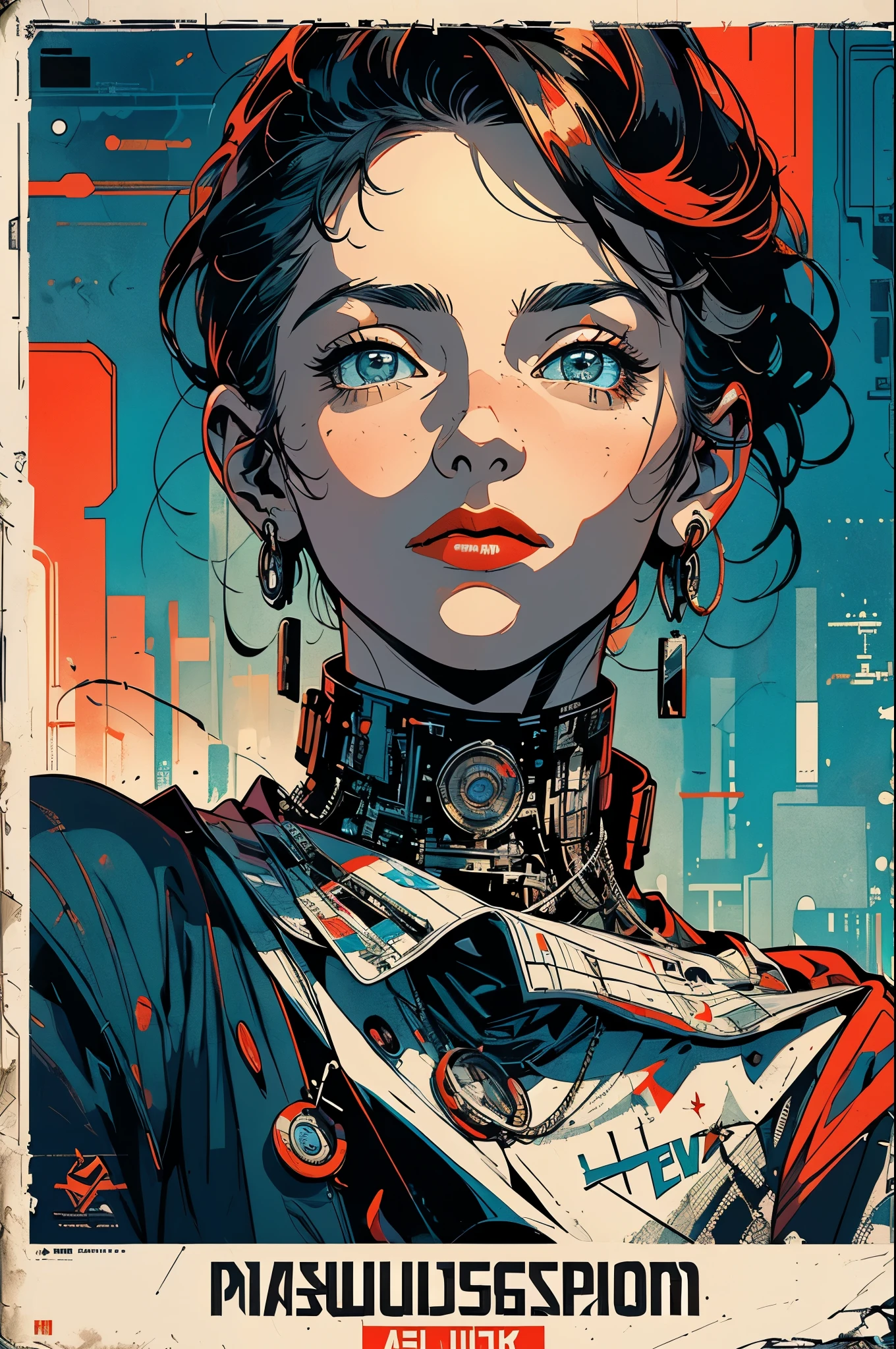 (((masterpiece,best quality))),32K Wallpaper,((( Highly Detailed Poster ))),retro vintage,sci-fi,(((revolution cinematic movie poster))),(((Bauhaus))),(((mid-century modern))),(((Complex abstract))),(((lost technology)))