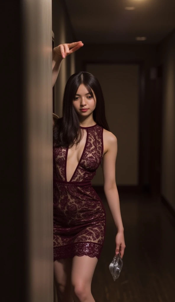1girl,bangs,red dress,flower background,(textured,),unparalleled masterpiece, ultra realistic 8k CG, perfect artwork, mature female,narrow waist,looking at viewer, seductive posture, sexy pose, alluring, clean, beautiful face, pure face,shiny skin, skindentation, delicate pattern, intricate detail, (rich:1.4),
