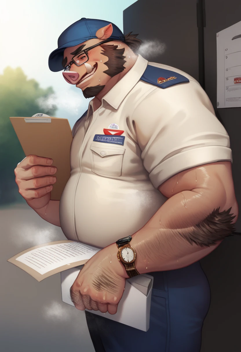 competition suit, erection, penis, 50's, stubble, farmer daddy, cumshot, pubic hair, body hair,