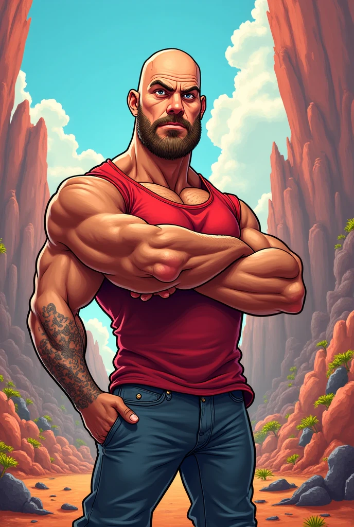 Hard penis man pixel style