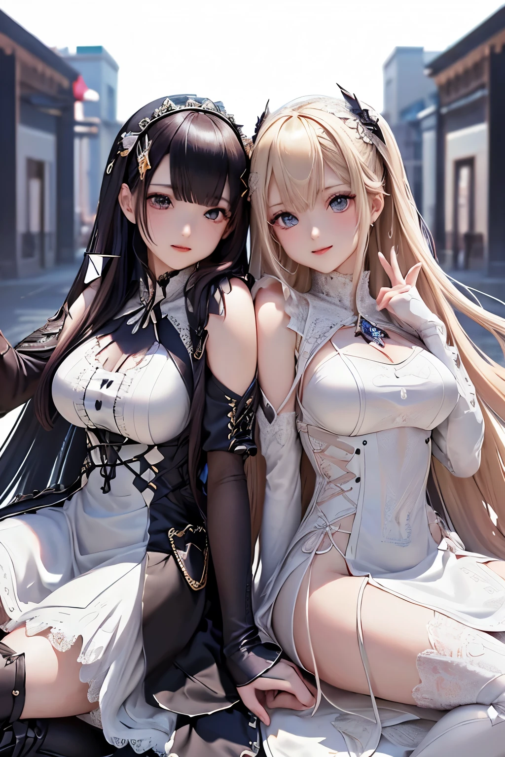 ((having hot lesbian sex in the bedroom. They are kissing, fondling, licking and with so much passion, these brunettes are so damn hot.)),thicc,(masterpiece, best quality:1.4), absurdres, highres, ultra detailed, beautiful, (secretary), (perfect face, detailed face, beautiful:1.3),(natural breasts, cleavage), collarbone, fingerless gloves, gloves,spaghetti strap top, black pencil skirt, tight, over the knee skirt, hat, elegant secretary outfit, thighhighs, thick thighs, thighs, multiple belts, More detailed 8K.motor irreal:1.4,UHD,La mejor calidad:1.4, fotorrealista:1.4, textura de la piel:1.4, obra maestra:1.8,obra-prima, mejor calidad,objeto Objeto], (detailed face features:1.3),(manos detailed)