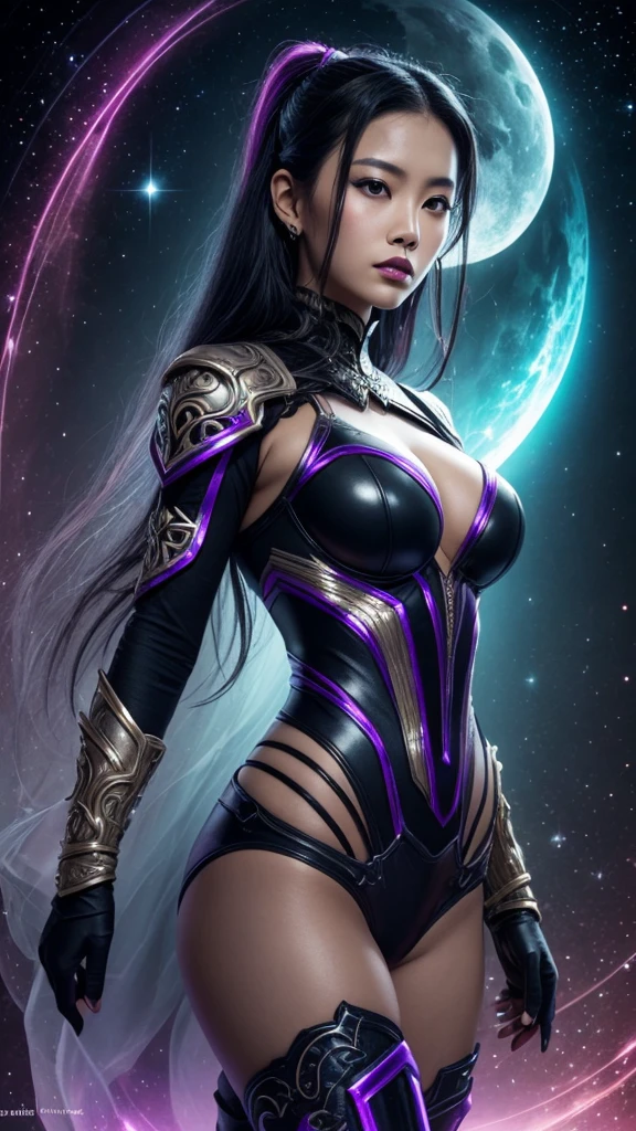 (Best quality,Ultra-detailed,Realistic:1.37), Extraterrestrial life forms, Glowing ethereal eyes, Intricate alien characteristics, busty,[(((Glassy transparent skin alien)))+purpleish color], Vibrant colors, celestial background, Cosmic atmosphere, mystical aura, otherworldly presence, Starry sky, Radiant celestial bodies, Interstellar beauty, Mesmerizing light patterns, Surrealist composition, Otherworldly brilliance, starry,stars, cloud,colorful