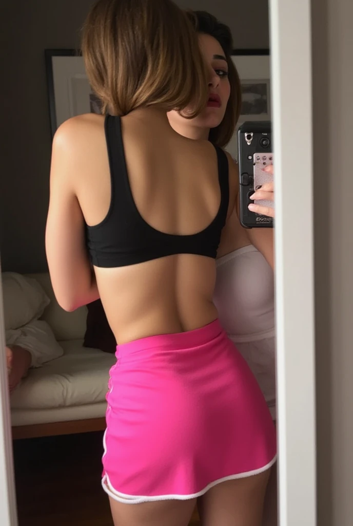 A video like a tiktok with a girl dancing