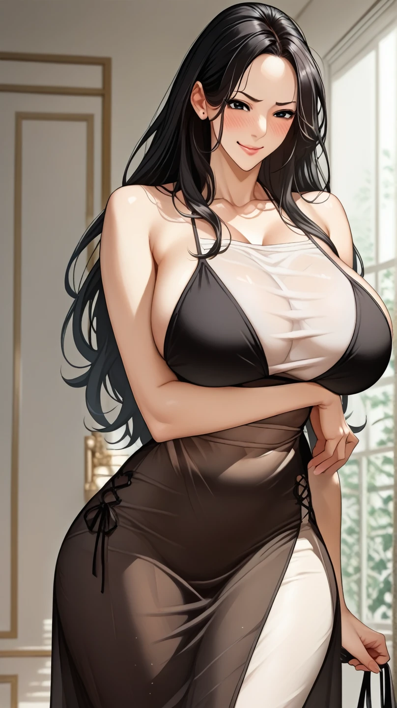 apron,sweat,(random sex pose:1.2),(random hairstyle),(Thin type:1.5),(large breasts),(Highest image quality,(8K), Ultra-realistic, Best Quality, High quality, High Definition, high quality texture, high detailing, Beautiful detailed, fine detailed, extremely details CG, Detailed texture, realistic representation of face, masterpiece, presence),naked apron,horse ass