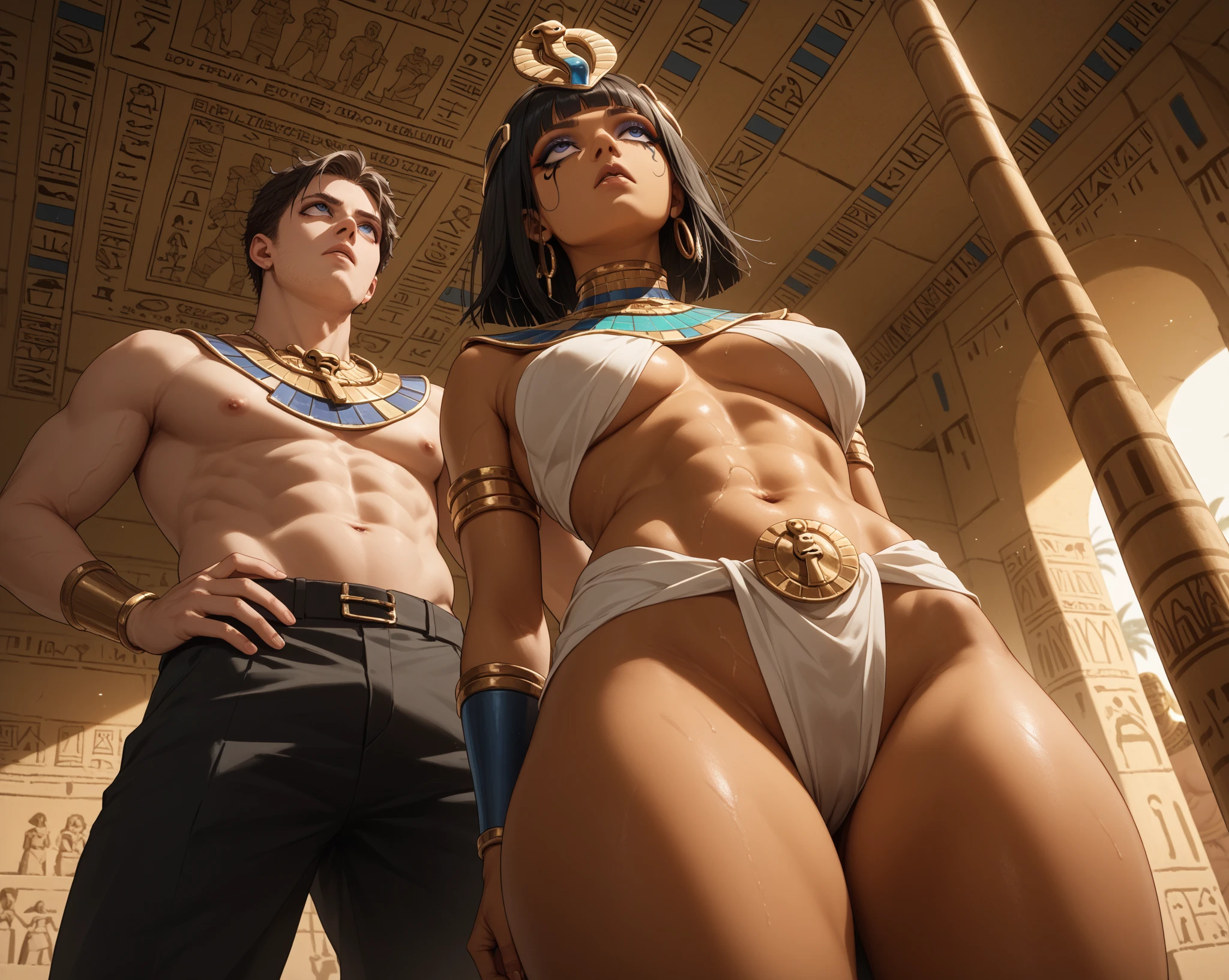 Photo of (arabian princess:1.5) Packed hall standing in the background々and衣装を着て (Cyberpunk Desert:1.3), (Exotic Royal Palace:1.5) and (sunset sky:1.2). In a complex hijab, Long vest in jewelry with gold embroidery, detailed face and eyes, (very detailed:1.4), 8K, realistic, (long dark brown hair:1.2), (young woman:1.1), Written by Jeremy Mann, Written by Sandra Chevrier, Written by Maciej Cuchara, (shadows and highlights:1.3), true shadow, 。.3D, (golden hour lighting:1.3), (by Michelangelo:0.9), Art stations and deviations, Greg Rutkowski and Alphonse Much
