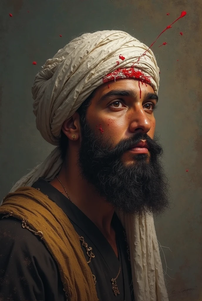 an awarded profesional photo of 1 man Abu Bakr: The first caliph of Islam, Abu Bakr, has a wise and dignified appearance, with a flowing beard and a serene expression that reflect his leadership. with Chubby - A rounder and fuller figure with soft curves. , ultradetailed, intricated face,(face details:1.1),perfect eyes, ideal body posture,perfect body proportions, by jeremy mann, by sandra chevrier, by maciej kuciara,(masterpiece:1.2),(ultradetailed:1.1), ultrasharp, (perfect, body:1.1),(realistic:1.3),(real shadow:1.2), photo Fujifilm XT3, ,(perfect body proportions:1.1)<lyco:GoodHands-beta2:1>, intricated hands,(by Michelangelo),(profesional lights:1.3) (profesional photography:1.3), cowboy shot (character focus:1.1), depth of field, perfect hands, realistic shadows, realsitic lights, perfect quality, natural skin, skin marks, detailed hairstyle, kkw-skin-det, photorealistic, realistic ,perfect quality,best quality,ultrasharp,ultradetailed,perfect quality,masterpiece,intricated details, cowboy shot <lora:add_detail:0.4> hotify, <hypernet:sxzBloom_sxzBloom:0.4> , extremally detailed, , detailed skin, raw
