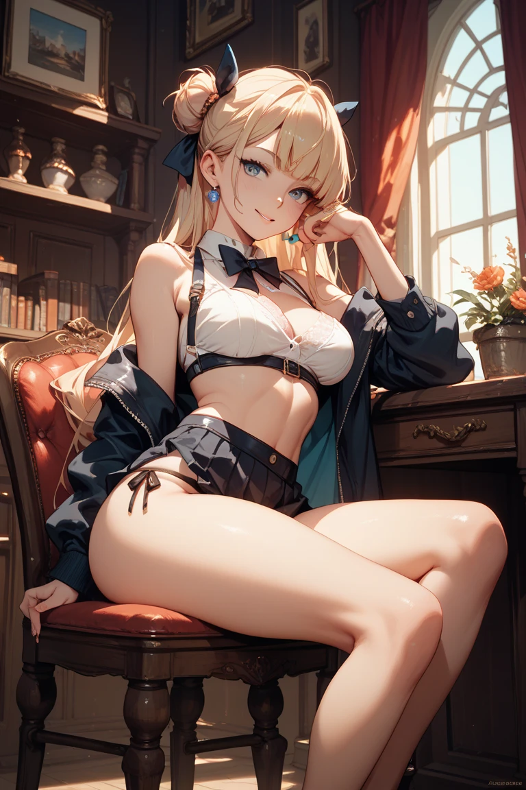 (Scale to fit the dimensions, crotch focus, close-up character:1.1) , sharp focus, photo-realistic:1.3,masterpiece:1.4, best quality, Highest details, beautiful and aesthetic,BREAK
(((1 white girl))),{16_y.o. Caucasian, sitting, open legs wide:1.3, showing panties:1.3, very adorable, pretty},BREAK
((( school uniform, micro mini skirt:1.3, sexy thong panties:1.1))), super detailed beautiful white skin, Huge Perky breasts, toned slender body, beautiful thin legs,detailed perfect fingers,BREAK
highest detailed face,((( enjoying, smile:1.1))),((( watching at Viewer:1.3))),( round Eyes, double eyelid, mascara, Very long eyelashes), messy shiny hair, BREAK
(official art, extreme detailed, highest detailed), perfect lighting, depth of field, beautiful scene in classroom, desk, chair, blackboard behind