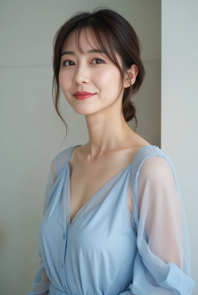 ((Highest quality)), ((masterpiece)), (detailed),Perfect Face,Japanese,Mature Woman,Upper Body
