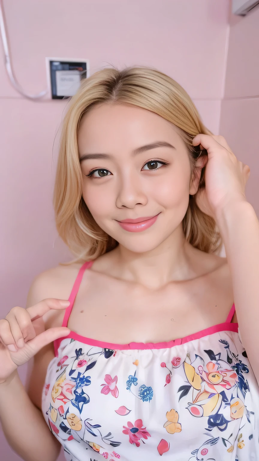 ((Genuine:1.5)),,High resolution,Malay Girl Photo Maker,(((Two beautiful girls:1.5))),((physical differences)),((Age difference)), ((blonde)),20~,Narrow eyes:1.5,Slim face,Underarm,A white tank top that is transparent with sweat,No arm hair,Small Face,Slim face,listen,Crouched down on the bathroom floor,NOpanty,Excessive sweating、Sweat dripping details, Textured Skin, 超High resolution, Camisole wet with love juice,Wet Hair,Wet Face,Wet body,Wet arms,(Perfect Anatomy:1.1),(Provocative pose),(Perfect hands),perfect fingers,Perfect Legs,((From above))、Different hair colors,Anatomically correct, Cheek to cheek, behind arms,(agedown)