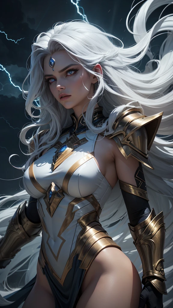 Space Warrior with Shield:
This illustration showcases a brave and powerful space warrior, clad in advanced armor, wielding a shield that gleams with an otherworldly radiance. The warrior's determined expression radiates courage and strength. The shield, intricately designed, features intriguing symbols and holographic markings that shimmer with each movement. The warrior's sleek helmet covers the upper part of their face, while their piercing blue eyes remain visible, conveying a fierce gaze. The detailed armor showcases a variety of textures and layers, demonstrating the highest picture quality and attention to detail. The warrior's pose is dynamic, with one leg slightly bent and