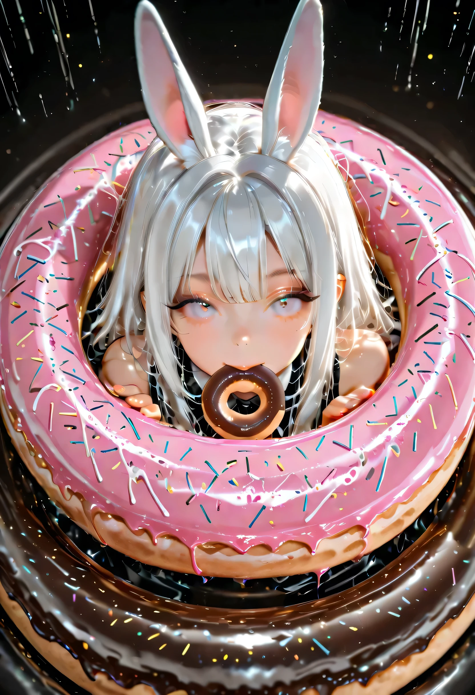 Please make it a pink doughnut