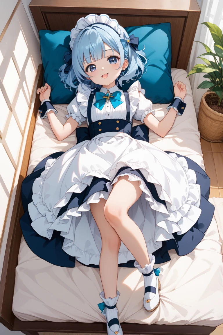 (Very detailed illustrations、Bright colors:1.2),(anime:1.5)(masterpiece, 8k), (natural lighting、最high quality, high quality:1.4), Perfect Anatomy, Very detailed,, v8K wallpaper,Perfect design,Award-winning art、(5 years old、独奏,minigirl, ,kawaii,Beautiful eyelashes、short hair,Navy blue beret、Candy Hair Ornament,Kindergarteners、High quality little child Himemori Luna,bedroom、lolita classic,Idol Costume,grabbing big breast,Multi-layered idol skirt、Very young and cute face,erection,steam,,blush,cute eyes、sitting,touching skirt,Flared skirt,looking down,:1.4)