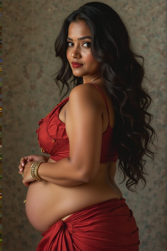 A woman neck women blouse and saree,on the beach,fair face,round face, angle face, beautiful face,big cheeks, curvy, hourglass figure, swooping breasts, deep cleavage, open arms, sexy armpits,big penis, nipples, ass, necklace, (cinematic:1.3), intricate details, (ArtStation:1.2),a woman in a neck women blouse and saree posing for a picture, amouranth, tight outfit, better known as amouranth, thicc, she has a jiggly fat round belly, thick body, wearing a sexy neck women blouse and saree, young beautiful amouranth, thick, skinny waist and thick hips, thick neck, very sexy outfit, sexy outfit