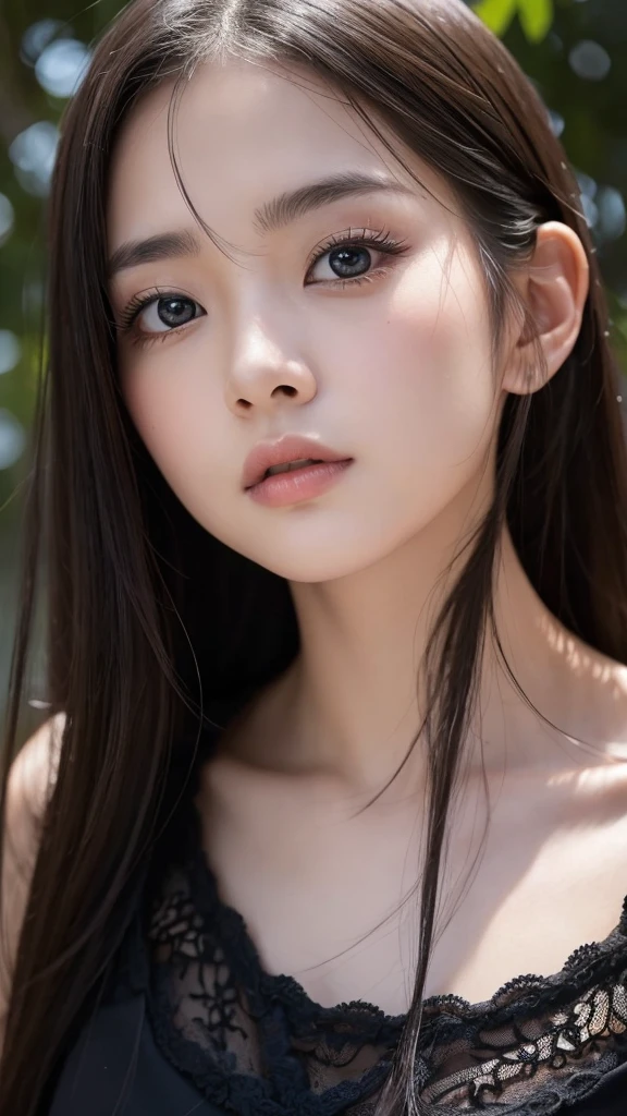 Tabletop, highest quality, 11girl, 11girl's Houtou, (beautiful girl, Beautiful girl with a perfect body and glamour:2.0), ((sweet:2.0)), (21 years old:1.8), ((very young round face:1.9)), Definition of very fine particles, (Symmetrical eyes:1.1), Very detailed lip definition, (Slightly thick lips:1.75), Highly detailed eyebrow definition, (very thin and straight、that'A little thicker only near the nose.:1.4), ((Super detailed church chapel 1.8)), ((Very big chapel)), (destroyed wedding dress), (ultra-detailed wedding dress figure, highly detailed wedding dress costume:1.99), (highly detailed white lingerie:1.6), (super detailed pantyhose:1.6), ((Big breasts with a very huge face:1.95)), The eyes are brown, Parted bangs, Black Hair, Chiquita, ((Highly detailed hair)), ((Very long straight hair:1.75)), ((Ultra-precise representation of semen:1.9)), ((High-definition reproduction of the whole body covered in semen:2.0)), (Highly detailed eyes and face:1.95), perfectly trimmed fingers, Love juice covered crotch, Highly detailed lighting,Frank,Highly detailed photos,Super detailed and very high resolution,4K,8k, 32k, Nogizaka Idol, Famous actress, Korean Idol, queen of porn, Sex symbol, hard and intense sex in bed, Semen covered sex, Super hardcore sex, Famous actress, Japanese Idols、Porn Empress, Sex symbol, hard and intense sex in bed, Semen covered sex, Super hardcore sex, Huge cock inserted into pussy, Becomes very hard、Squirting semen