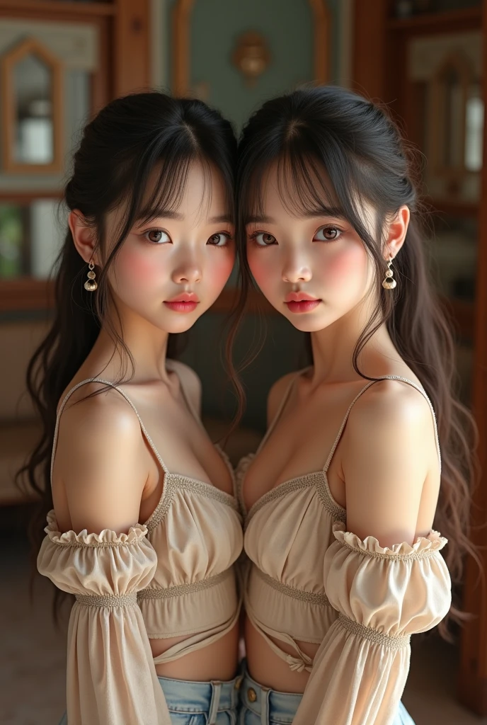 (8K、Best image quality、Highest quality、masterpiece)、Detailed face、((One ))、Beautiful breasts、vapor、Browsing Caution、Estrus、、Best Bust、Medium Bust))、 Focus、Twin tails、(Child's body shape)、Completely naked、Nose flushing、Mass feeding、happiness、Looking up from below、saliva、Sweating、Long nipples、(Yogurt flows from the nipple)、(Yogurt flows from the nipple)、(Yogurt flows from the nipple)、
