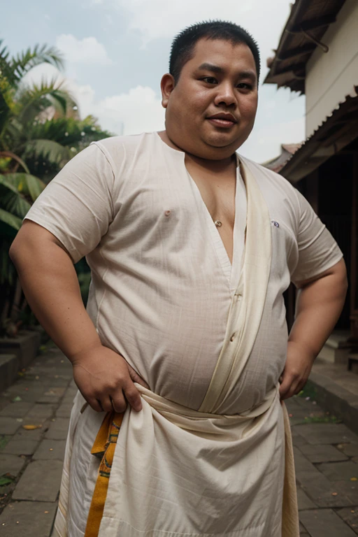 Ancient majapahit warrior,old age,big body