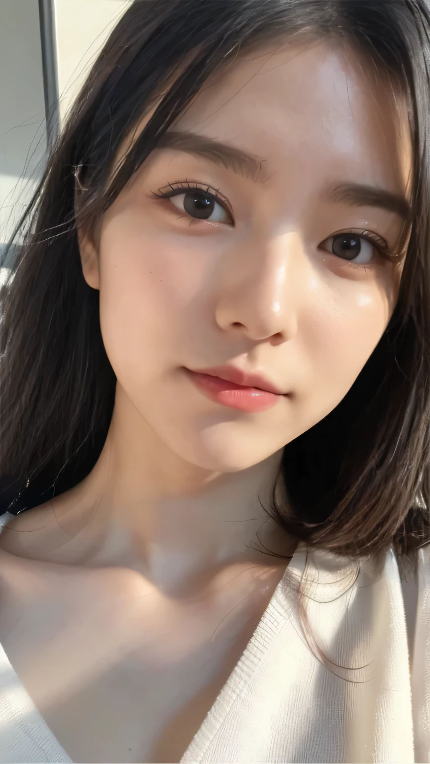 ,one girl、beautifully detailed eyes and face、bare feet、cute Japanese girl, ((extremely accurate and accurate anatomy:1.0)), (photo realistic:1.4), (hyper realistic:1.4), (top quality realistic skin texture:1.4), ( quality improvements:1.4), (enhances the beauty of skin texture:1.1), Clean, glowing skin, mesh, thin:1.2, (realistic:1.3), realistic lighting, ( smoother lighting :1.05), (Improving the quality of cinema lighting:0.9), Backlight, gentle light on your face, Ray tracing , ( bright light:1.2), 32K, one Japanese woman, fine grain, detailed face, (filmgrain:1.1), high resolution, natural appearance , kind eyes , Improves hair quality, Delicate light and dark , Graceful posture, sharp details, soft light reflection, beautiful outline, delicate skin color, Thin hair , ((( Clear Day、Strong Wind Is Blowing、 her hair is fluttering、 sunshine、 clear))),uniform、HIGH SCHOOL GIRLS