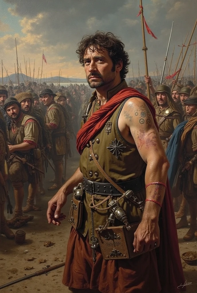 Roman Soldier, inspiring, vibrant, epic, ultra sharp, hyper detailed, masterpiece, HDR, UHD, best quality, high resolution, 8k <lora:CLSBRNG:1>