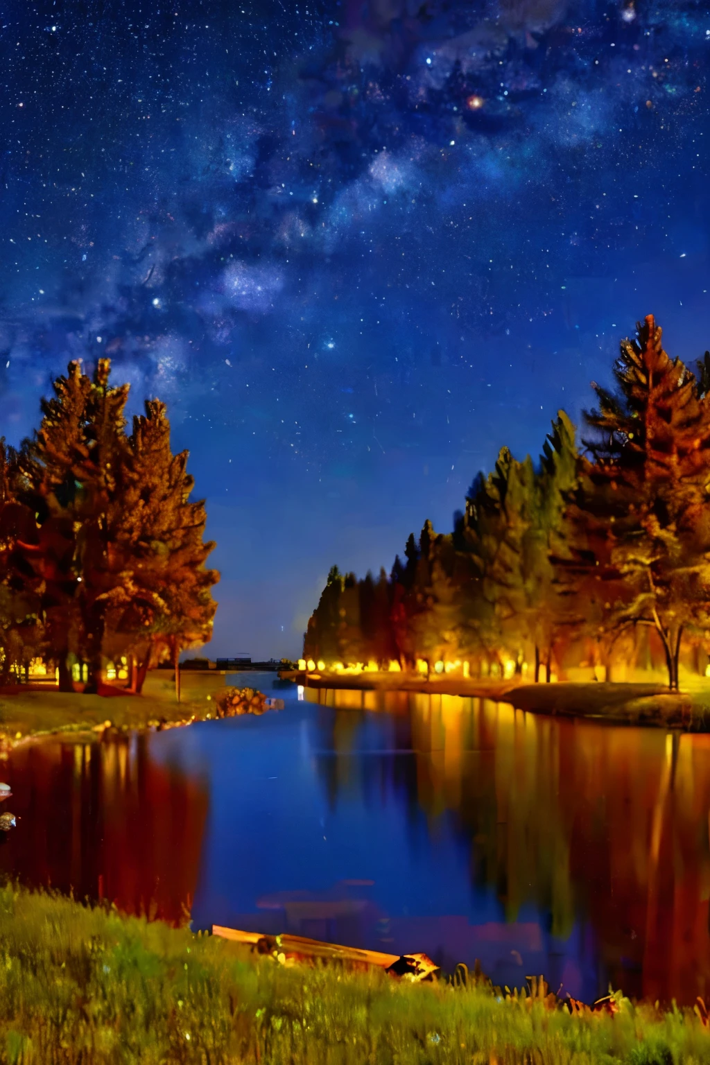 a starry night seen from planet earth in a place where there is no light pollution