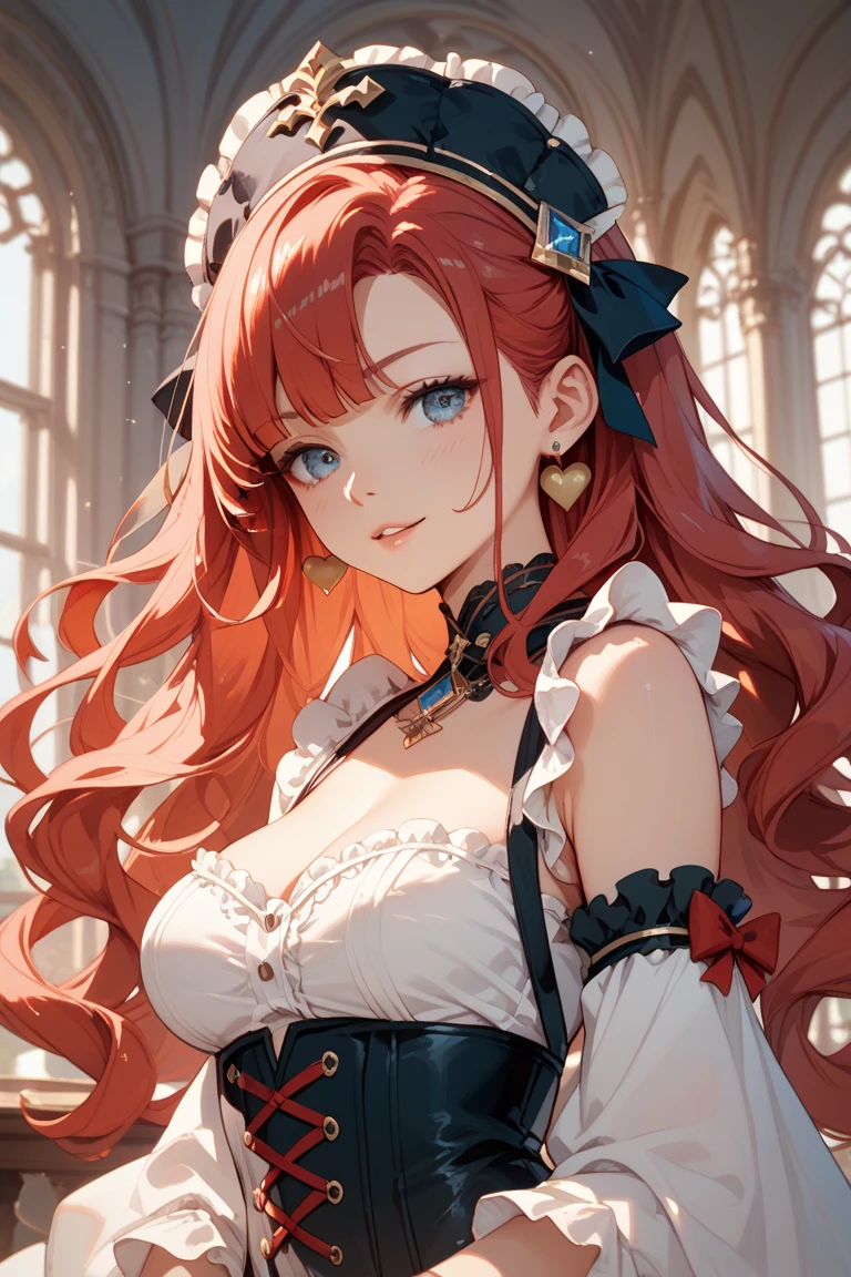 ((best quality)), ((Meisterwerk)), (detailliert), perfektes Gesicht, red hair
