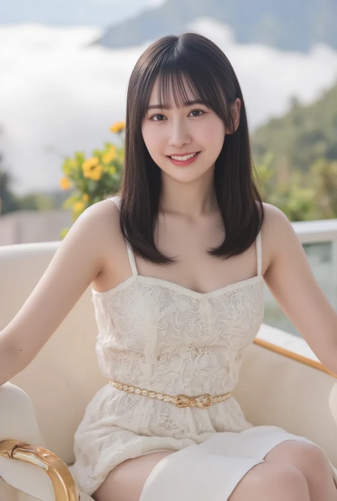 最high quality、high quality、Best image quality、8k、topless:1.8,Nipples are visible:1.8、Pleated skirt,最High resolution、High resolution、最high quality、masterpiece、RAW Photos、whole body写真、Detailed and realistic human body、Detailed and realistic skin、Realistic face in every detail、Detailed and realistic eyes、Detailed and realistic lips、Detailed and realistic teeth、Detailed and realistic ears、Detailed and realistic hair、Realistic reproduction of every detail、Realistic fingers in every detail、(Beautiful Hands、thumb１reference４)、Realistic feet down to the last detail、((Beautiful Japanese Women))、(Japanese Model)、((21 year old beautiful woman))、(Black Hair)、(Straight hair)、((whole body))、(Slim and perfect figure)、(whole body光沢肌、Fair skin)、Detailed and realistic human body、Detailed and realistic skin、Realistic face in every detail、Realistic fingers in every detail、Detailed realistic feet、Soft natural light、Japanese garden、A 360-degree view of the hydrangea fields、((Standing in the middle of a hydrangea field(A woman surrounded by hydrangeas))、Poses to make your thighs look beautiful
