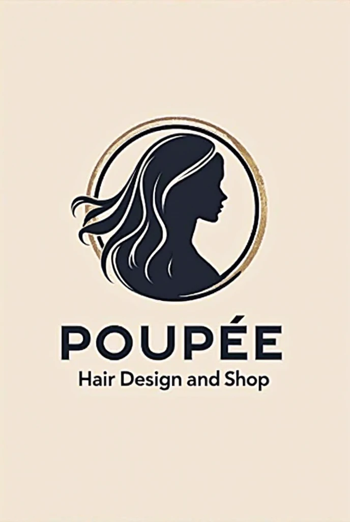 Luli barber shops logo femenino