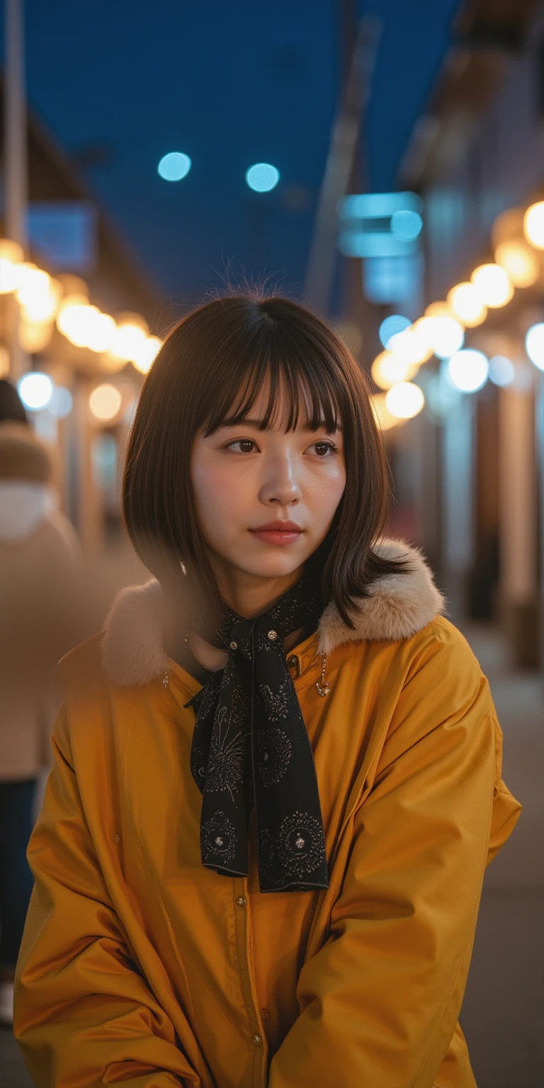 Pink nipples,(8K、 Highest quality、 masterpiece、 Realistic、 Very detailed:1.3)、(Photorealistic:1.2)、((Long knit sweater))、((Beautiful Japanese Women))、One Woman、Light brown hair、Big Breasts、Smart Body、Laughter、Very detailed顔、Detailed eyes