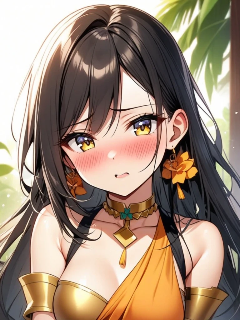 Full Body Shot, One girl, high school student,(((ponytail))), Ruby earrings, Hemispherical chest, Mid-chest, swelling, Nipplels, (Southern Hemisphere:1.8), Naked trenchlavicle, My face turned red, 超High resolution, Anatomically correct, Textured skin, Highest quality, High resolution, Awards, Super detailed, 1080P, 16K, smile