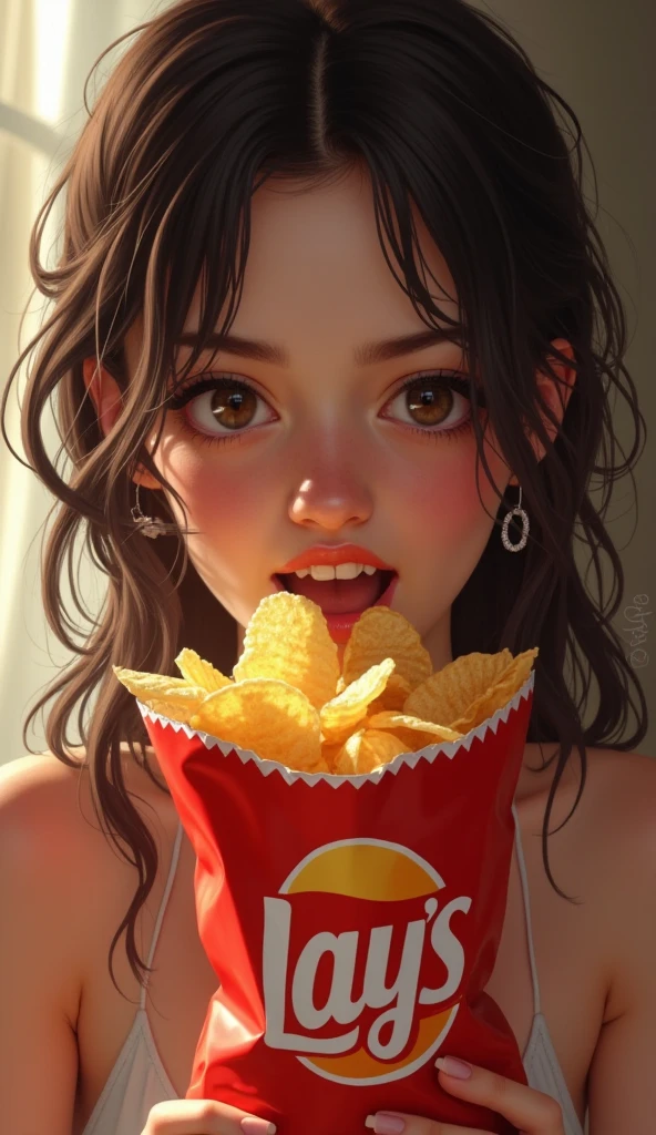 shirtlift (((masterpiece))), (((best quality))), ((holding soggy fries)), ((pov male)), ((pov hands)), open mouth, feeding, crying with eyes open, fear, tears, sweat, wet, rain, dripping, shadow, night view outside window, out of frame, 1boy, 1girl, sweat, shy, blush, slim figure, <lora:girlhatesoggyfries:1>