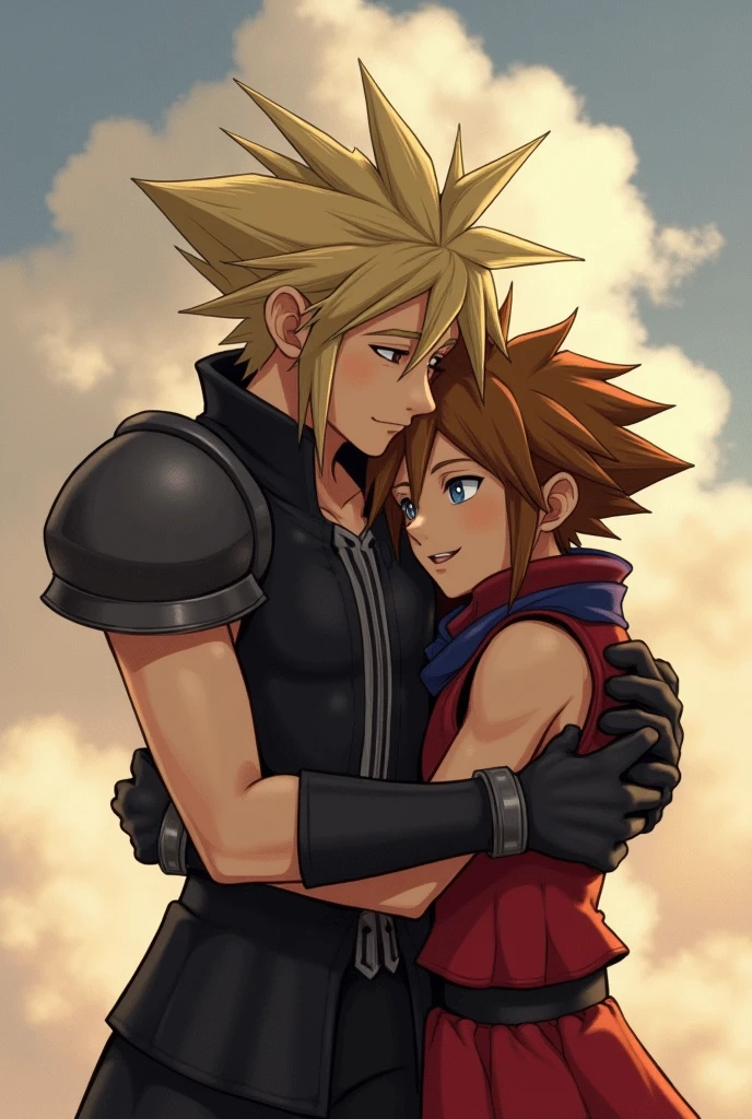 best quality, masterpiece, final fantasy 7, cosplay, cloud strife, full costume, carrying buster sword, erotic pose, bulge, sexy, gay, homoerotic, best view, perfect fingers, no watermark, no logo, no signature