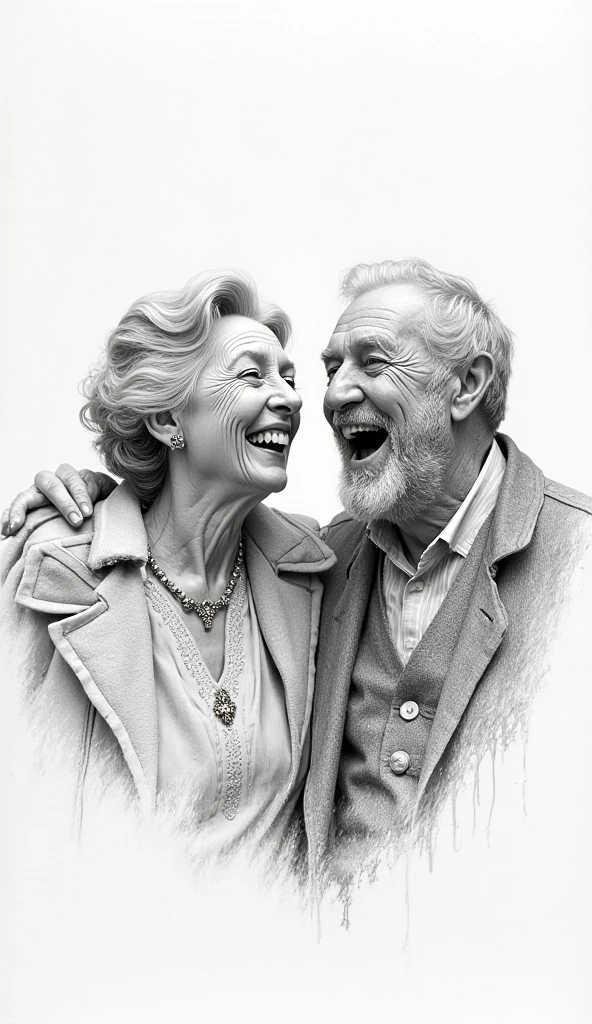 (low angle:1.33) portrait of an old male artist AND his (blue transparent wife hugs him:1.1), (blow together on dandelions :1.3) (with right hand:1.3)) outside before reading the newspaper peacefully, (smiling at crows:1.1) ,(carving one happy HEN with left hand:1.35),sitting on a swing attached to an old oak tree branch growing through the tree-house window, in the flowered back garden of her cracking little house, attack pose, garden outfit, (plants in a barrow:1.3), tree stumps,shovel, surrounded by hens, mini shovel, ultra detailed big garden, morning winter light,realistic,god rays,intricate depth of field,cinematic,epic,
