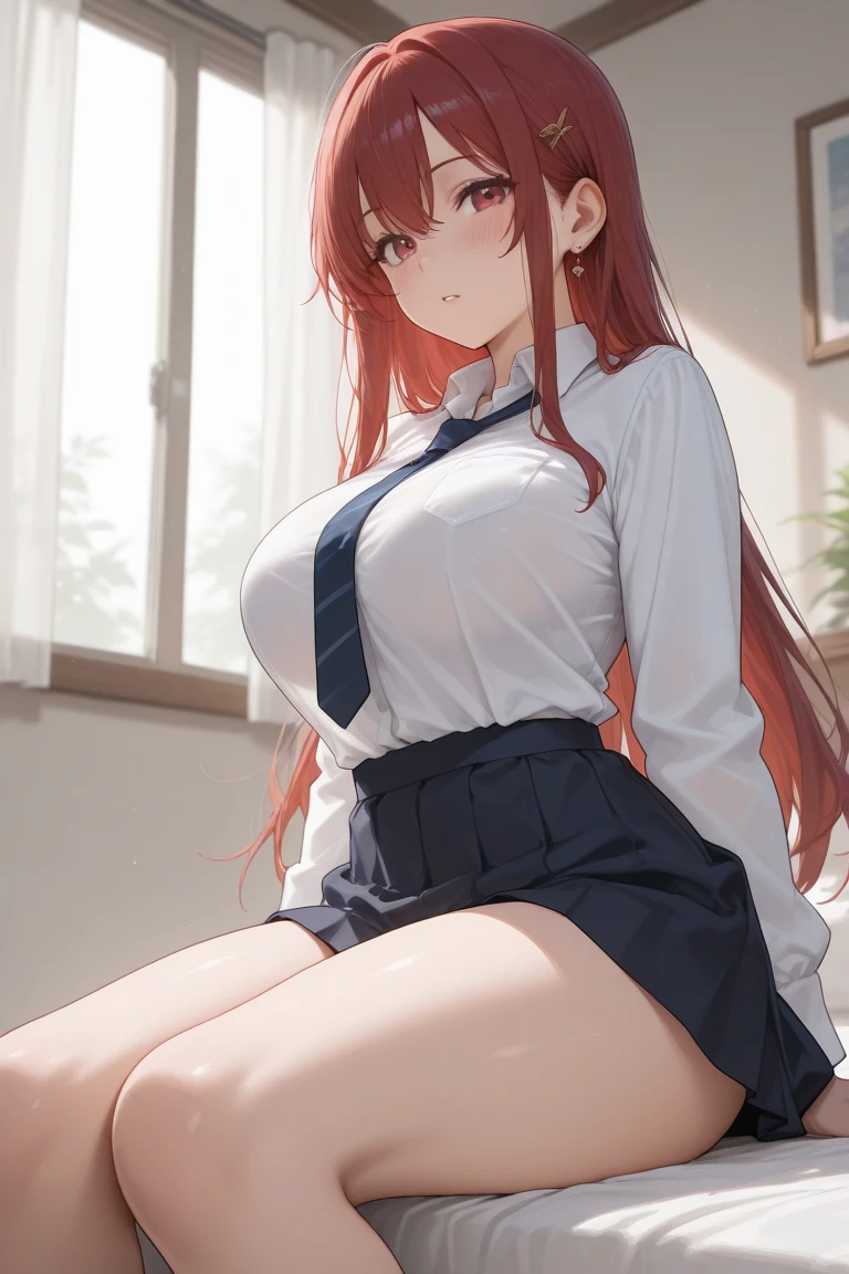 Mafuyukirisu, mafuyu kirisu, (blue eyes, braid, long hair, twin braids, pink hair), nude, (pussy:1.2)
BREAK , (jeans), (look from below pussy), ((arm behind on back)), no panties, (clitoris), ((panty pull)), taking off pant,
BREAK looking at viewer, (school uniform)
BREAK, home
BREAK (masterpiece:1.2), best quality, perfect super ultra high resolution, unity 8k wallpaper, (illustration:0.8), (beautiful detailed eyes:1.6), extremely detailed face, perfect lighting, extremely detailed CG, (perfect hands, perfect anatomy),